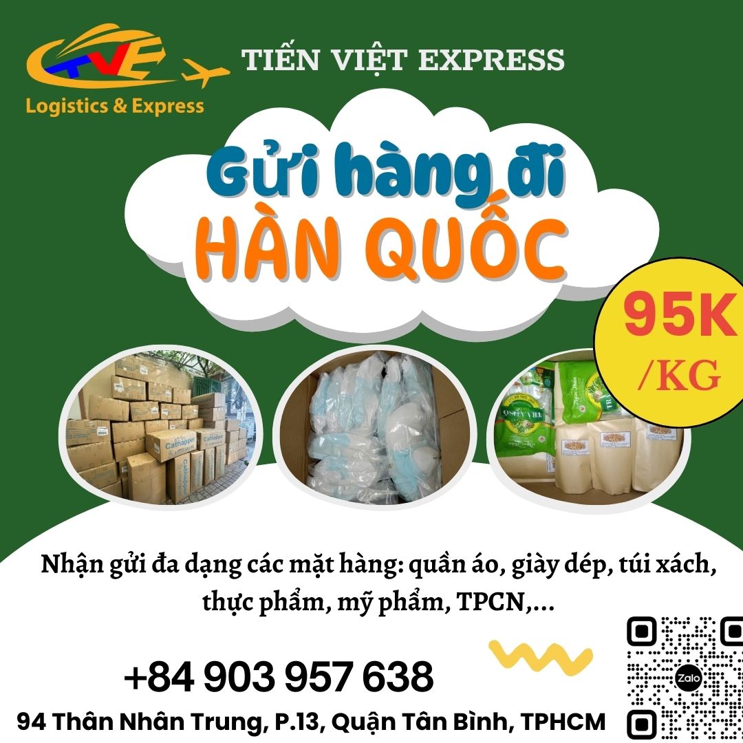 Gửi hàng đi Hàn Quốc - Tiến Việt Express